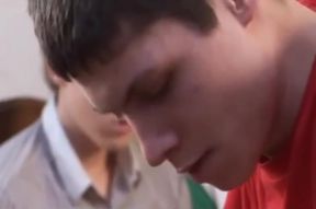 Snowy White spanks the 7 twinks