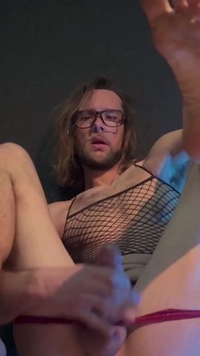 She Squirts When She Lifts Her Feet up Then Cum Drips Down Her Ass