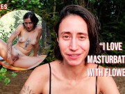 Ersties - Rachel Loves To Masturbate With Flowers Outdoor