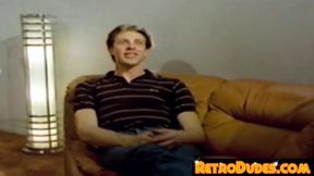 RetroDudes.com - Cop joins retro gay party for raw penetration fun