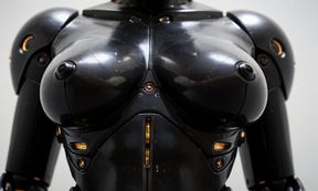 Big Titted  Sex Robot Is Ready To Receive Your Cum  - Close-up - POV - AI