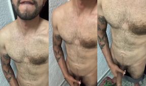 Solo in the house big dick teddy bear creampie gangbang muscle man riding tiny cock