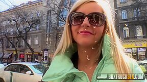 Summer Gives A Foot Job In Public - Summer Massage