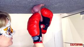 Mistress Boxing in Her Slave Balls Easycbtgirl