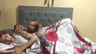My mom's husband fucks me when he catches me touching me.