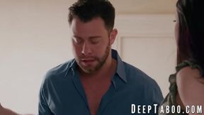 Alex Coal gets fingered and creampied by Seth Gamble in hot family fantasy