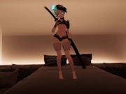 Cute femboy teases and sucks in VR