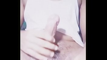 Gay boy shows his dick and jerk off