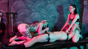 Latex Facesitting Threesome with King Kruger & Nova