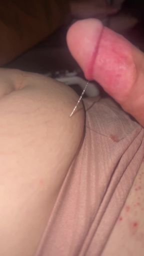 Trans girl amateur submissive precum