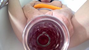 Lizzy Yum  2022 #14 - Speculum dildo and post op pussy stretching