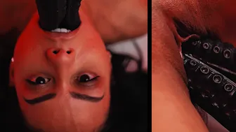 Big ass ebony Canela Skin gets all the way through in hardcore DP hentai