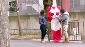 Japanese Idol Mascots - Wild Double Penetration Exposed