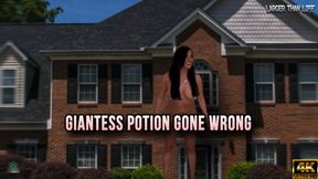 Giantess Potion Gone Wrong *sfx 4K