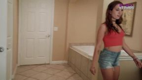 Step Daughter Asks if she will still be a Virgin after Anal Sex - Bailey Base