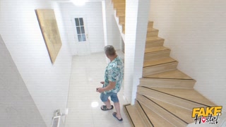 Small teenage Latina stretched out by thick dick - Fake Hostel FULL SCENE