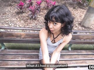 Breasty Cleaning Lady Screwed For Visa