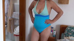 Compilation - My 58 year old wife shows off in bikini before fucking