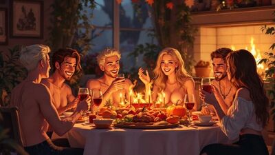 The Swingers Dinner Party (Bisexual Audio Story / M4A)