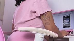 Chubby Girl Farting Nonstop with Belly Pain and Rushes to Bathroom