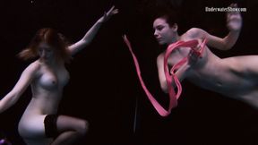 ”Stepsisters going into public swimming pool”