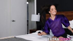 Teenie Freya von Doom Devours Massive Cumshot Post Hardcore Sodomy