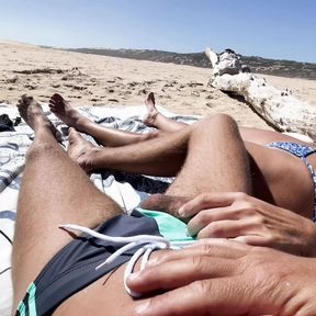 Blowjob on Nudista Beach