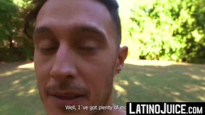 LatinoJuice.com - Gabo & Nico Ruiz - Inked bisexual Gabo enjoys swallowing my big lon