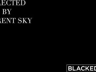 BLACKED Small Blond Cheerleader Kait Bangs Her BBC Crush When BF Is Out Of City