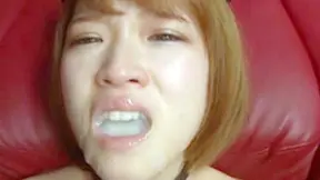 Wet & Wild Soro Shiina Takes Sticky Cum All Over Face