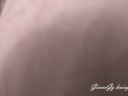 jerk off quick in the kitchen without taking off her panties GinnaGg