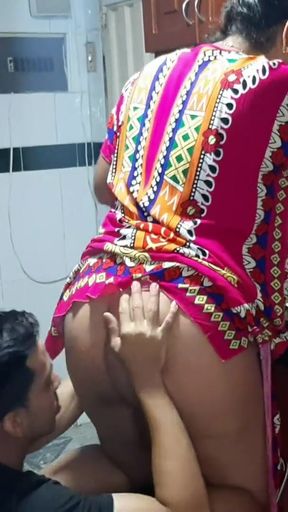 I give my stepmom a good massage   Clip 1