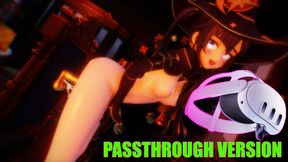 Genshin Impact - Mona Dildo Pleasure - PassThrough (A XXX Parody)