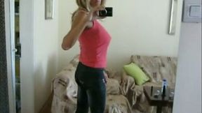My horny husband likes dressing up in women's clothes