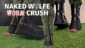 Crushing Your Little Worm with My Dangerous Naked Wolfe Boots (Edited Version) - TamyStarly - Cock Balls Crush Trample, Shoejob, Bootjob, CBT, Ballbusting, Trampling, Stomping