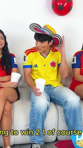We Bet a Soccer Match Against Some Spanish Female Fans and Ended up Fucking Their Asses