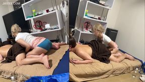 Shinjuku's Ran-chan in a steamy esthetics session