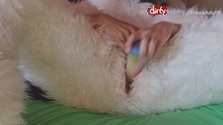 have funn whit dildo