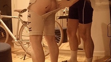 Injured cyclist step dad, caring horny son - FULL VERSION