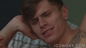 Handsome homo Michael Delray lovemaking anally with jock