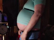 Human Balloon - Belly Inflation