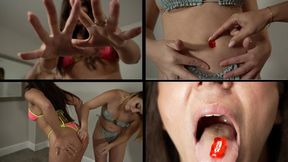 Smothered By Two Giantesses