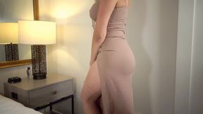 While He’s Away… Graycee Baybee Pantyhose JOI, Hitachi & Secret Plug