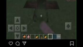 Jogando minecraft gostoso