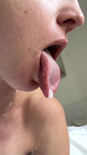 Solo Saliva Fetish