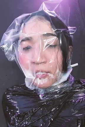 HD Moni Lee First Mummification Breath Play Bag Swimcap