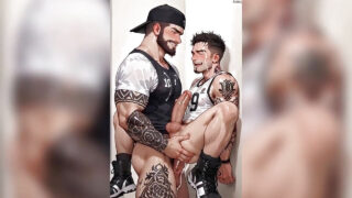 Big cock creampie for solo mature gay bottom’s tight ass