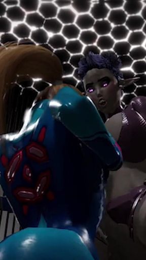 Cocktroid Remake - Zero Suit Samus X Futa Kurza, Bathroom Mission