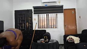 Fat Ass Ebony Milf Naked House Cleaning