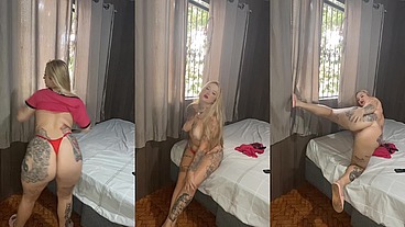 sensualizando e me exibindo bem gostosa pra você